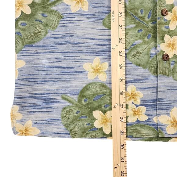 Jamaica Jaxx Men's Silk Shirt Short Sleeve Button Up Authentic Island Style Med - Picture 3 of 9